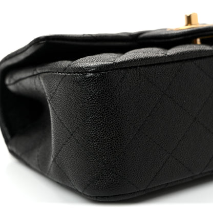 Chanel Caviar Quilted Mini Top Handle Rectangular Flap Black 9 of 10