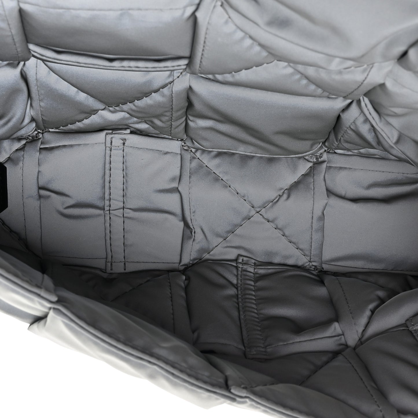 Nylon Intrecciato Padded Tech Cassette Bag Thunder