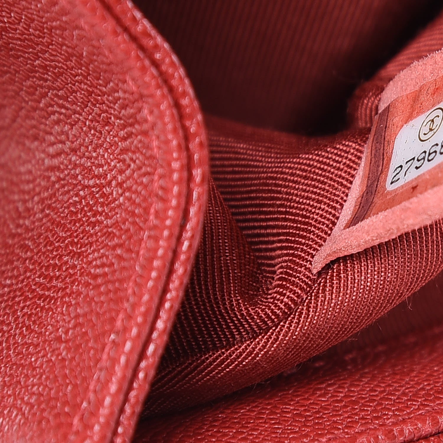 Chanel Caviar Quilted Small Boy Flap Dark Red 7 of 10