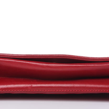 Chanel Lambskin Quilted CC Small Single Flap Red 11 of 22