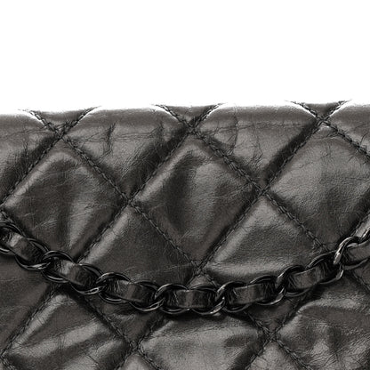 Chanel Metallic Calfskin Quilted Medium Chain Me Flap Grey 8 of 10