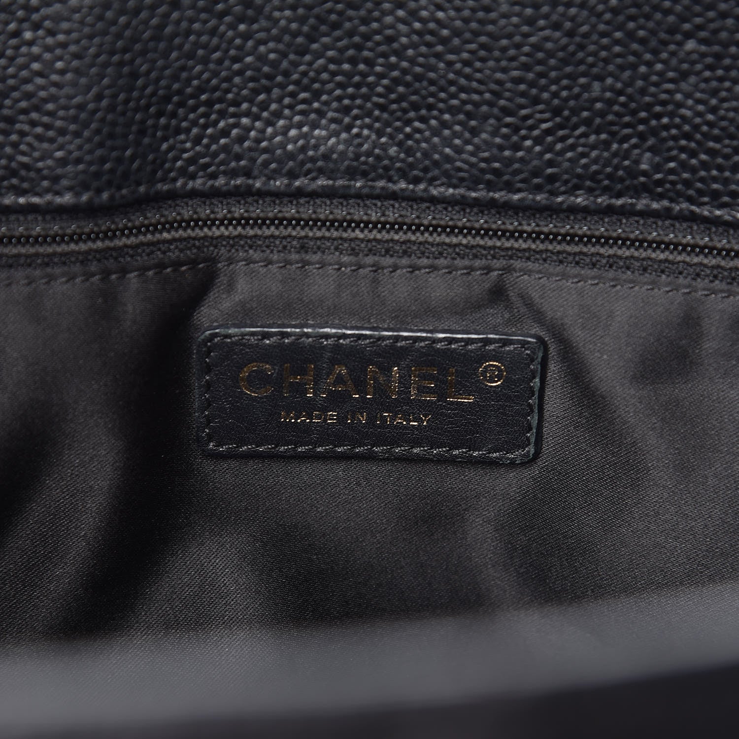Chanel Caviar Quilted Grand Shopping Tote GST Black 6 of 13