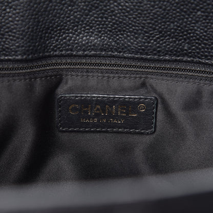 Chanel Caviar Quilted Grand Shopping Tote GST Black 6 of 13