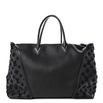 Louis Vuitton Cuir Orfevre Veau Cachemire Tote W GM Black 1 of 14