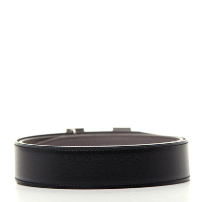 Hermes Box Togo 32mm H Belt 85 Black Etain 2 of 5