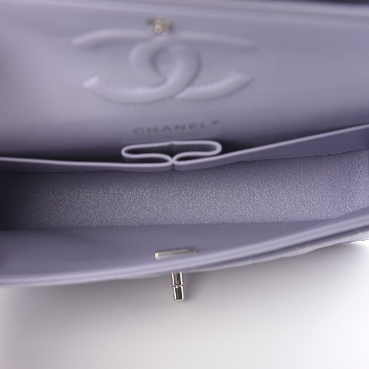 Chanel Caviar Quilted Medium Double Flap Light Purple 4 of 8