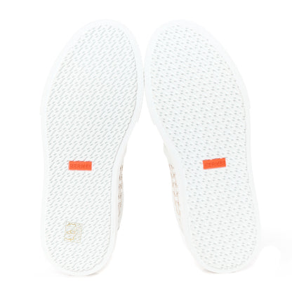 Hermes Calfskin Cross Woven Day Sneakers 40 White 5 of 9