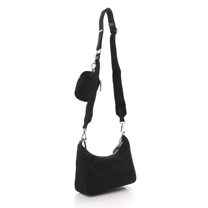Prada Nylon Re-Edition 2005 Shoulder Bag Black 3 of 12