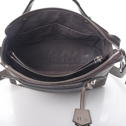 Fendi Vitello Dolce 4 Color Medium By The Way Boston Bag Carbone Grigio Polvere Multicolor 6 of 15