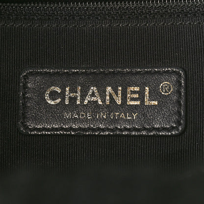 Chanel Shearling Lambskin Medium Coco Handle Flap Black 6 of 12