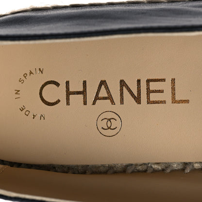 Chanel Calfskin Chain CC Espadrilles 41 Black 8 of 8