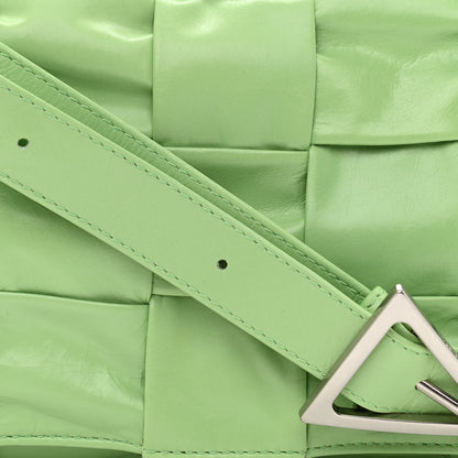 Bottega Veneta Calfskin Maxi Intreccio Cassette Crossbody Bag Pistachio 8 of 12