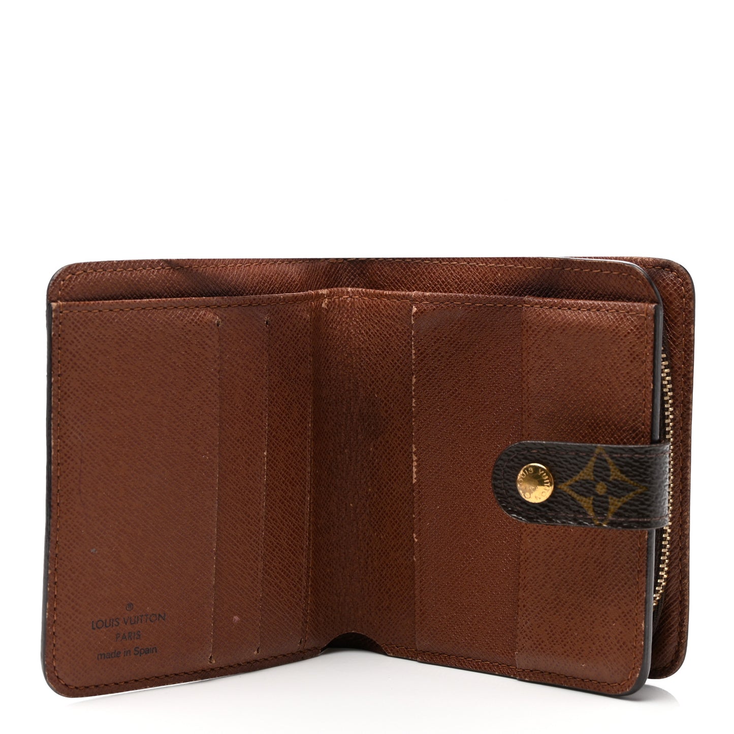 Monogram Compact Zippe Zipped Wallet