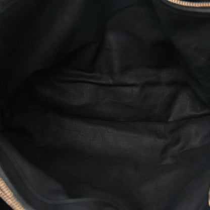 Gucci Pebbled Calfskin Large Bamboo Shopper Tote Black Black 5 of 11