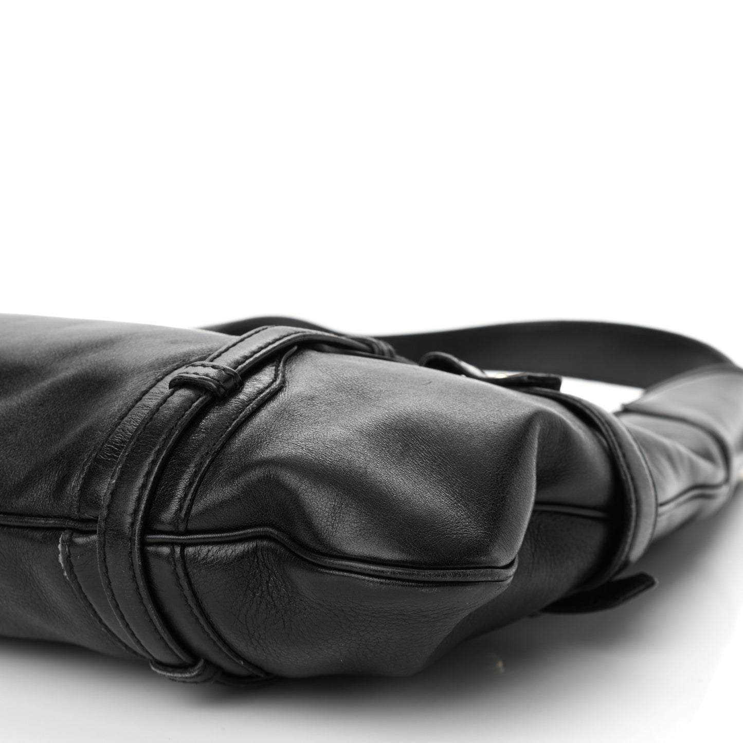 Calfskin Horsebit 85th Anniversary Hobo Black