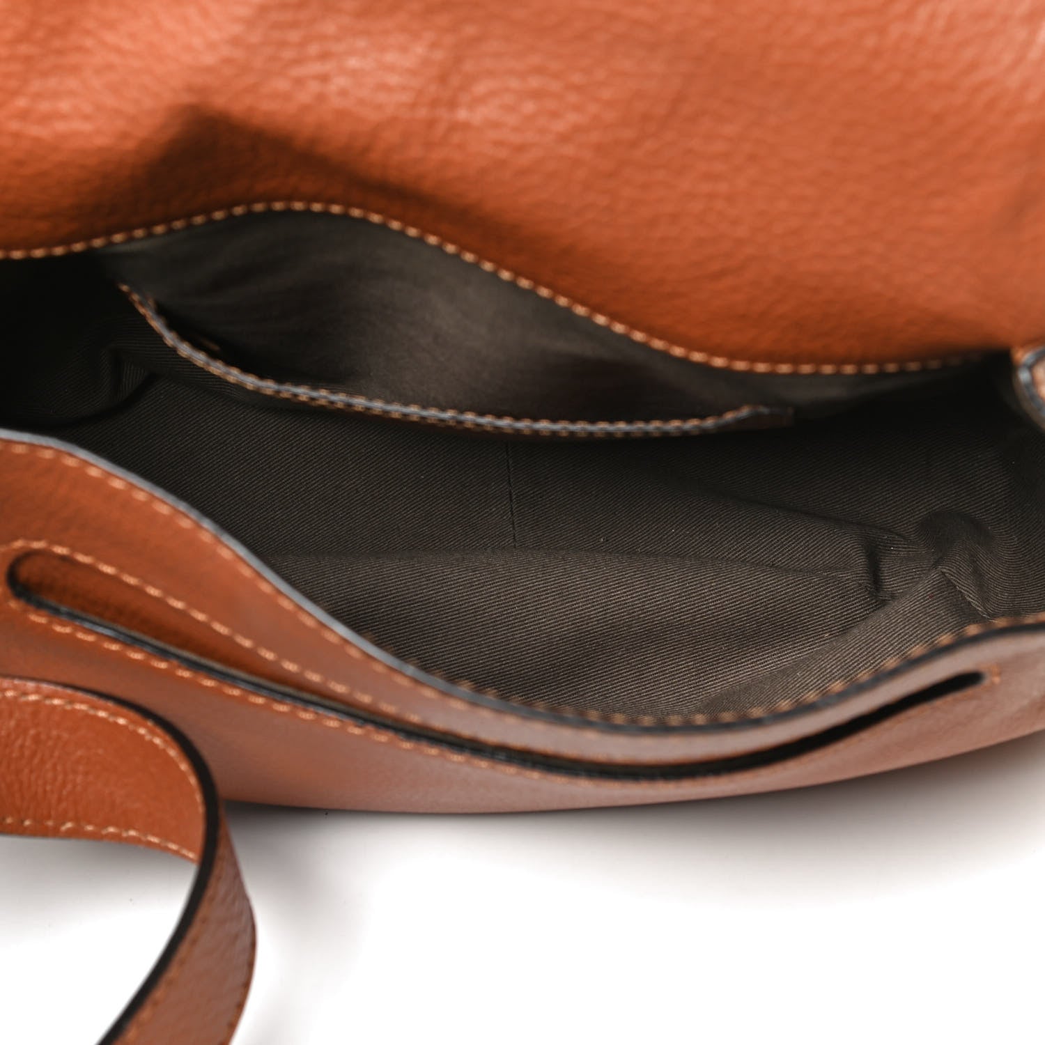 Chloe Calfskin Medium Marcie Round Crossbody Bag Tan 9 of 11