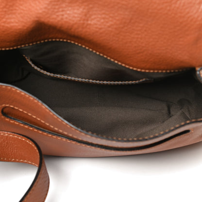 Chloe Calfskin Medium Marcie Round Crossbody Bag Tan 9 of 11