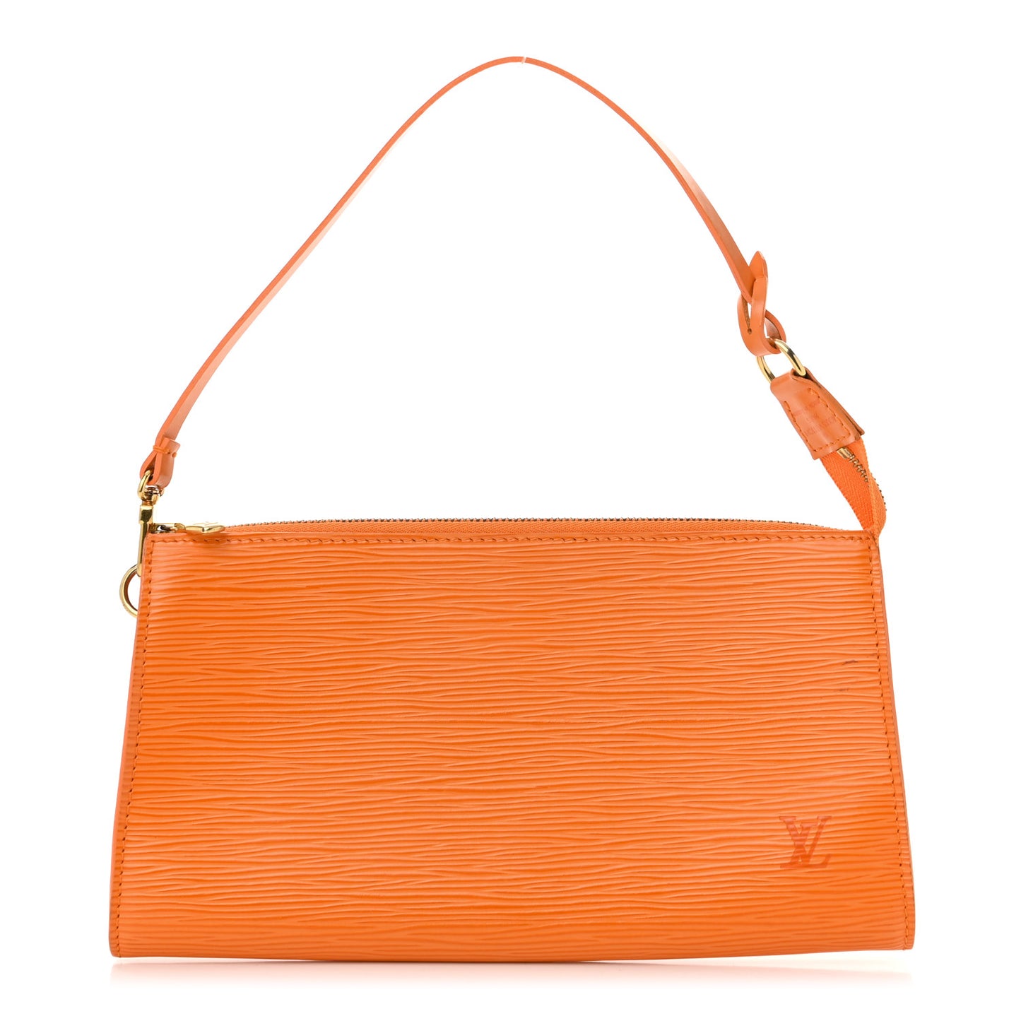 Epi Pochette Accessories 24 Mandarin