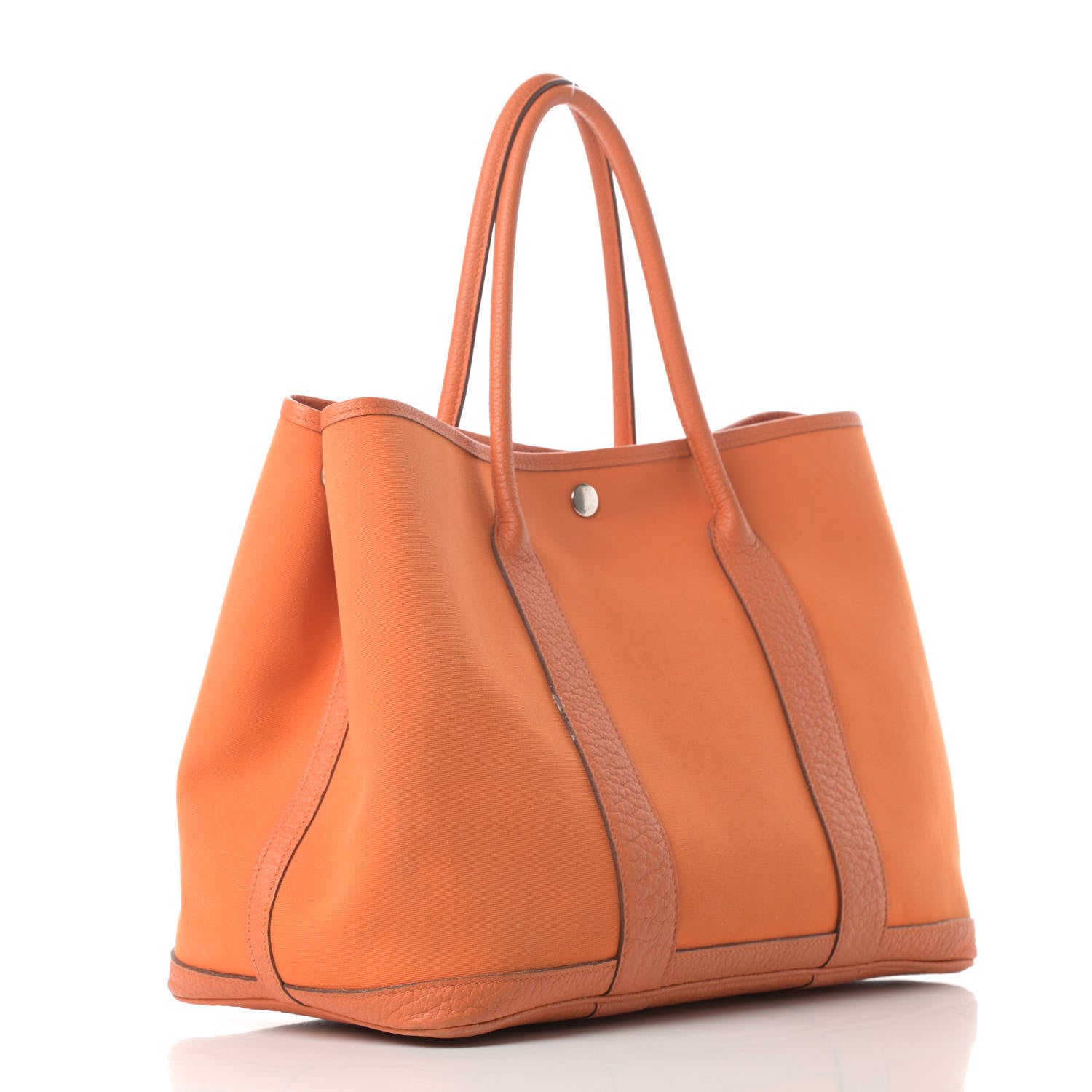 Hermes Toile Negonda Garden Party Tote 36 MM Orange 3 of 18