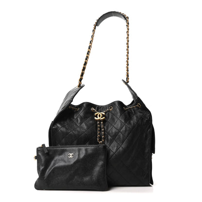 Chanel Caviar Quilted Medium Chanel 25 Handbag Black 3 of 11