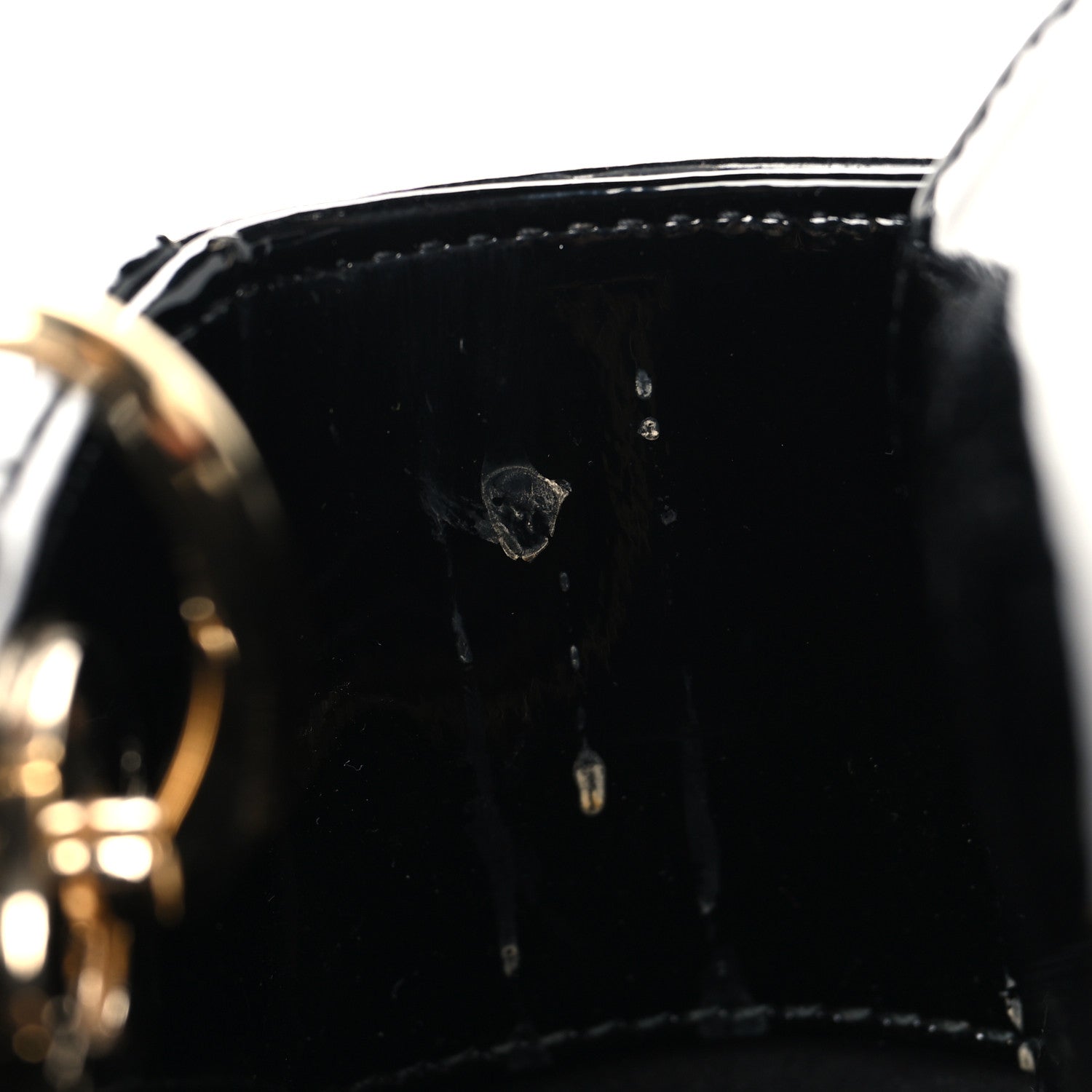 Christian Dior Patent Cannage Small Lady Dior Black 11 of 12
