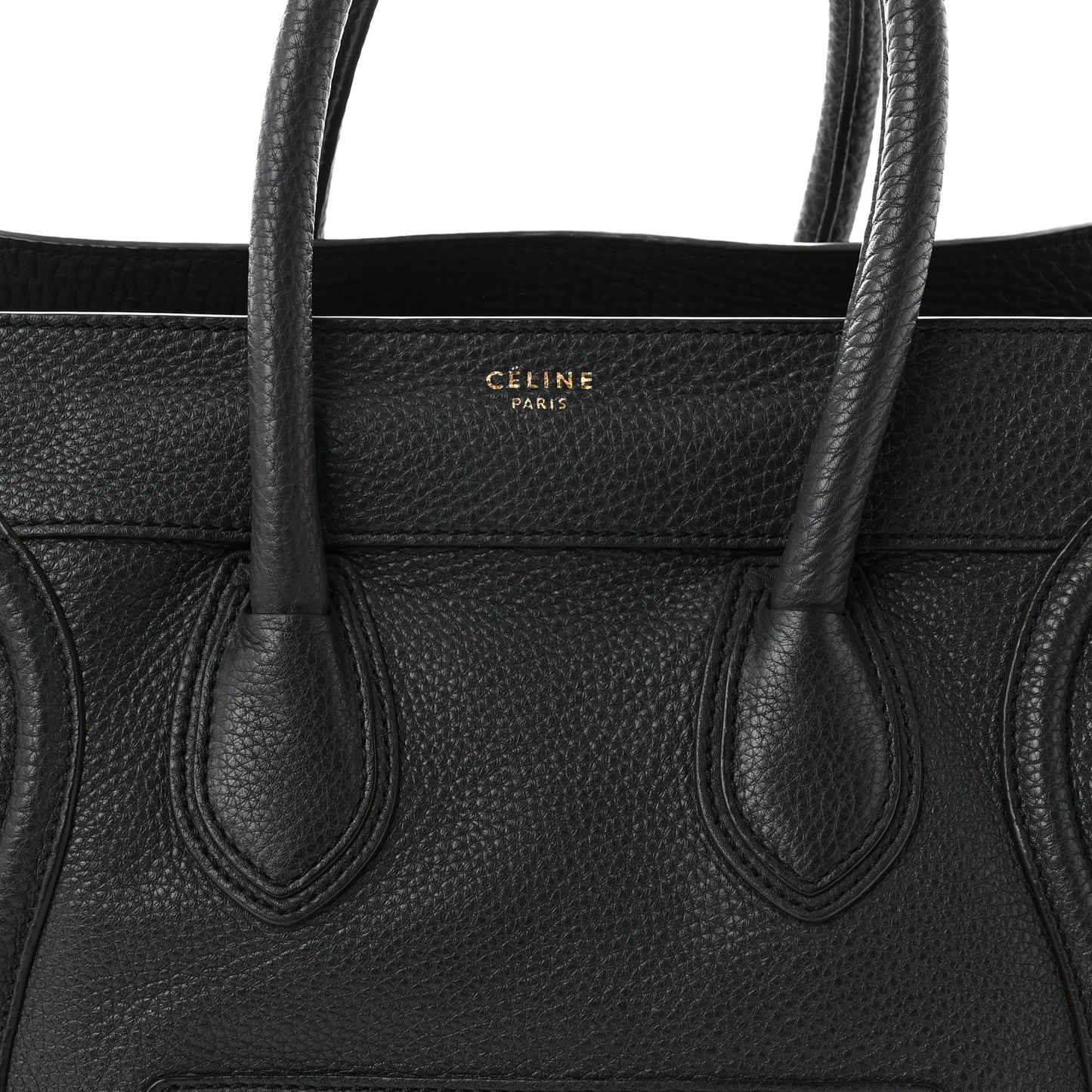 Pebbled Calfskin Mini Luggage Anthracite
