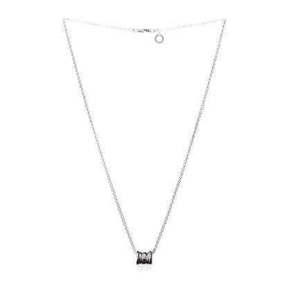Bulgari 18K White Gold B.Zero1 Pendant Necklace 4 of 6