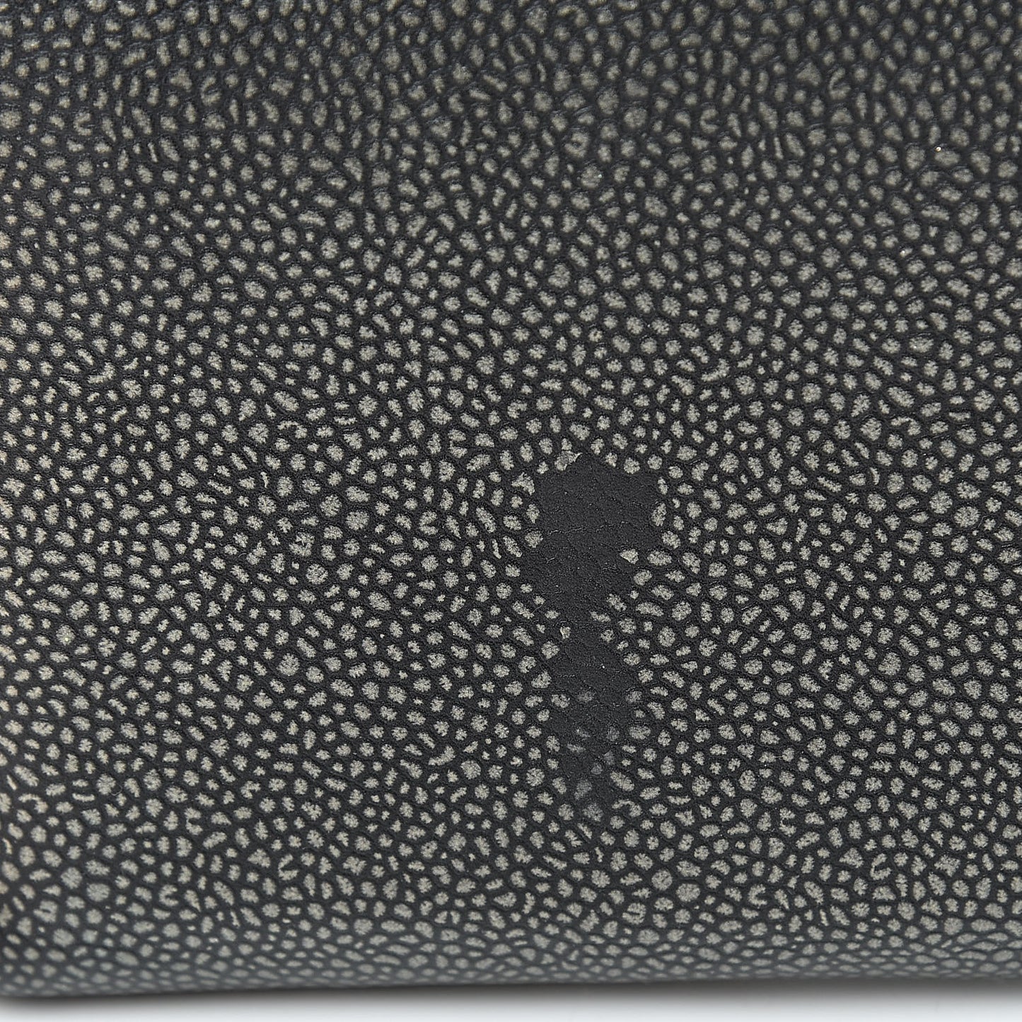 Metallic Calfskin Large Timeless CC Zip Around Wallet Argent Fonce