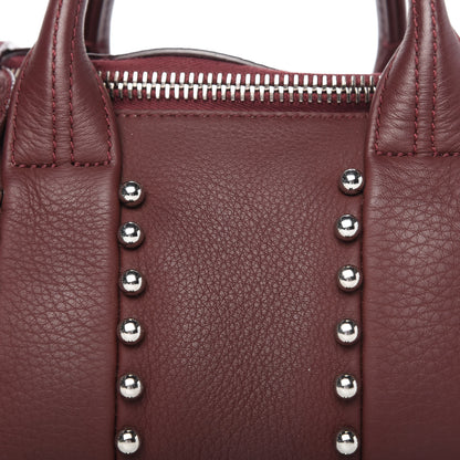 Alexander Wang Calfskin Studded Mini Rockie Matte Beet Rodium Hardware 9 of 9