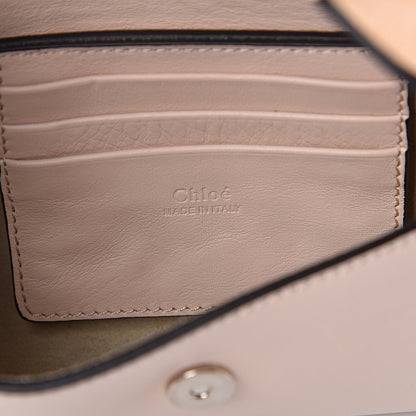 Chloe Suede Calfskin Mini Faye Shoulder Bag Cement Pink 6 of 9