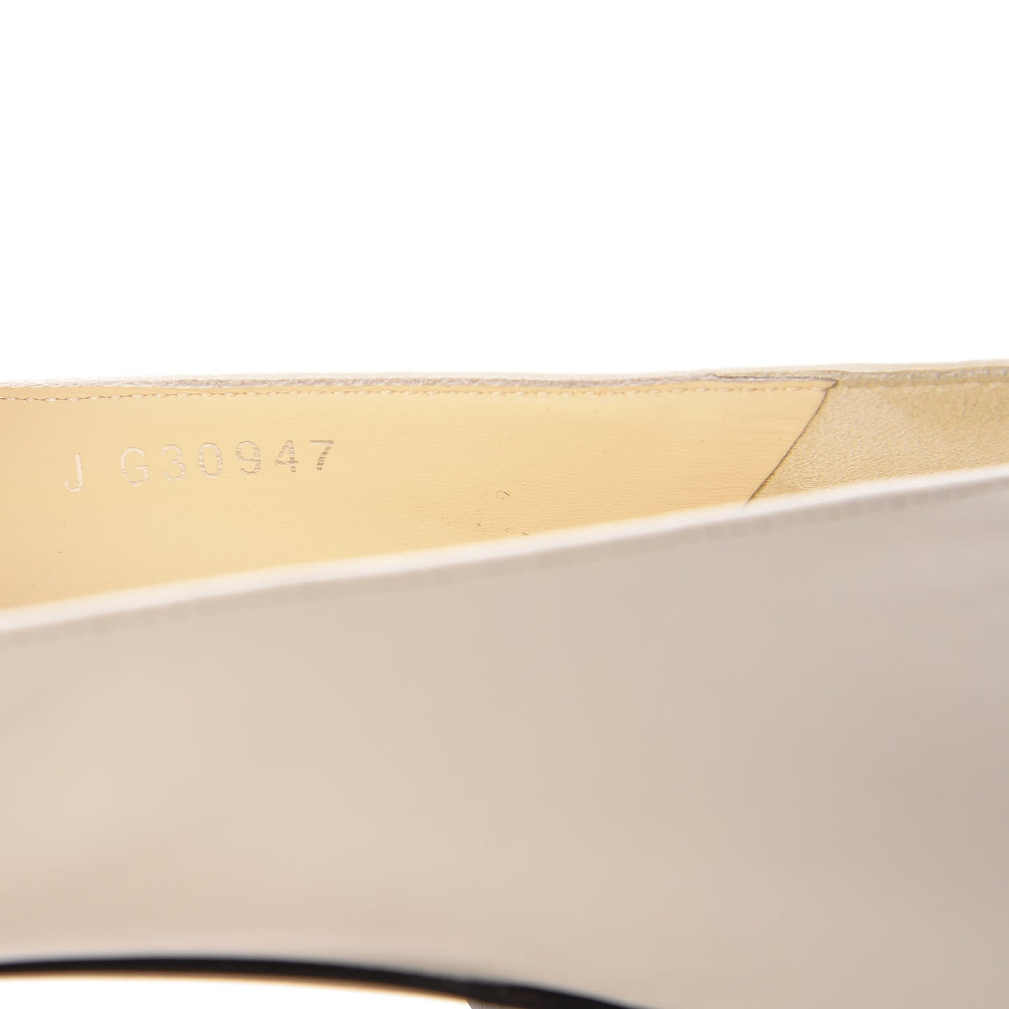 Lambskin Cap Toe Crystal Star Flats 38.5 White Black