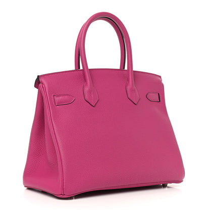 Hermes Togo Birkin 30 Rose Pourpre 3 of 11