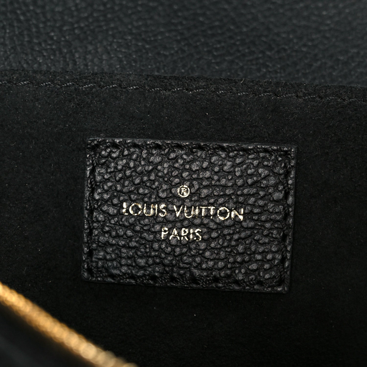 Louis Vuitton Empreinte Monogram Giant Pochette Metis East West Black Beige 6 of 10