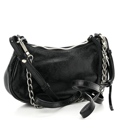 Balenciaga Agneau Arena Le Cagole Mini Purse With Chain Black 3 of 10