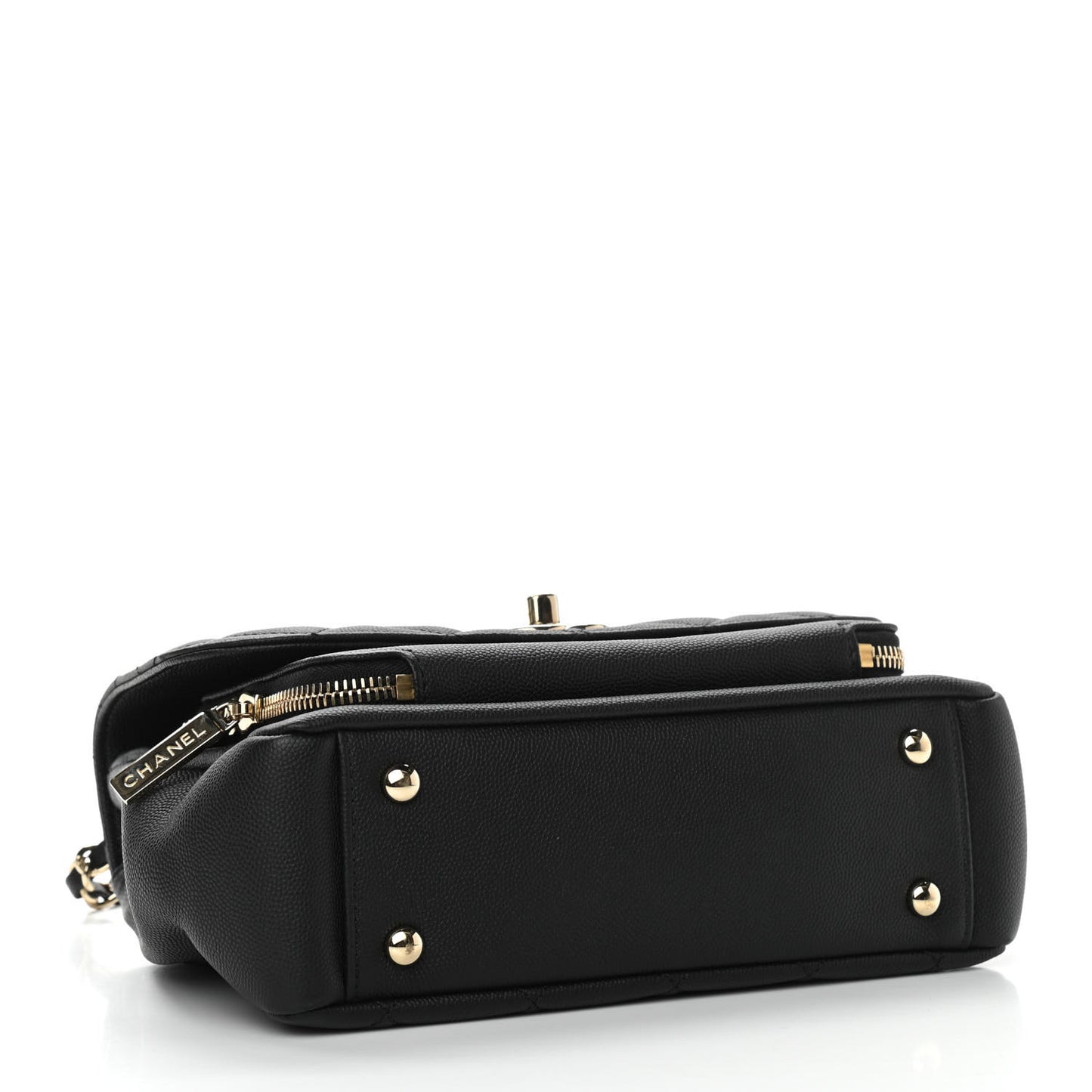 Caviar Quilted Medium Business Affinity Flap Black