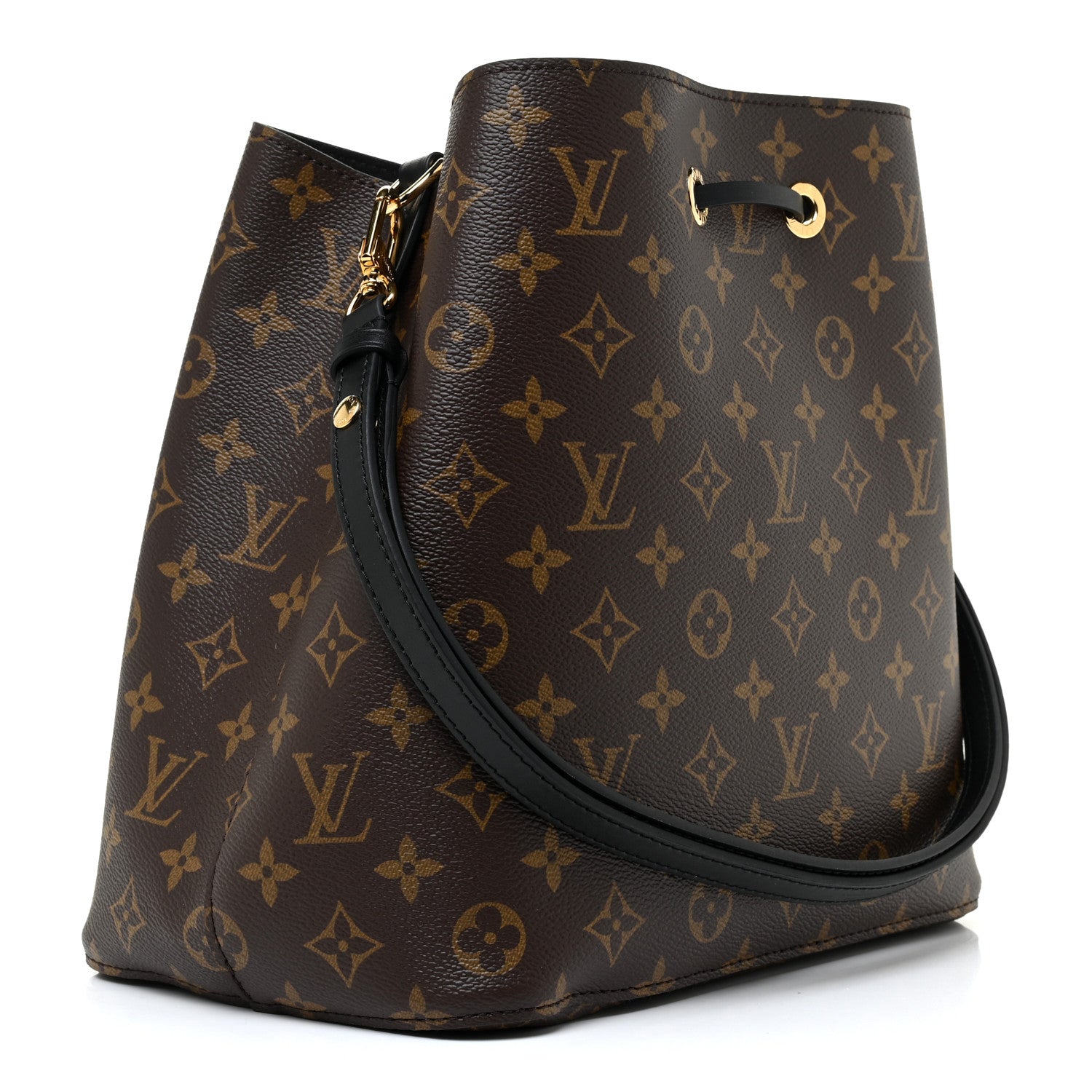 Louis Vuitton Monogram Neonoe MM Black 3 of 9