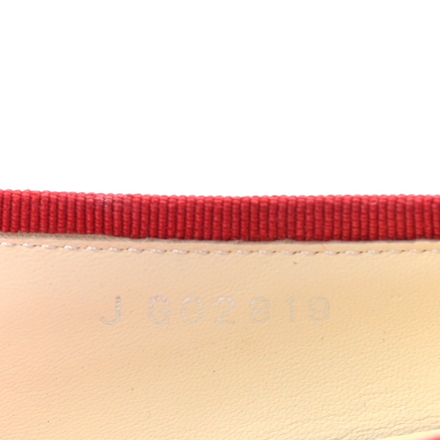 Patent CC Cap Toe Ballerina Flats 36.5 Red