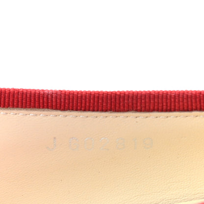 Chanel Patent CC Cap Toe Ballerina Flats 36.5 Red 7 of 10