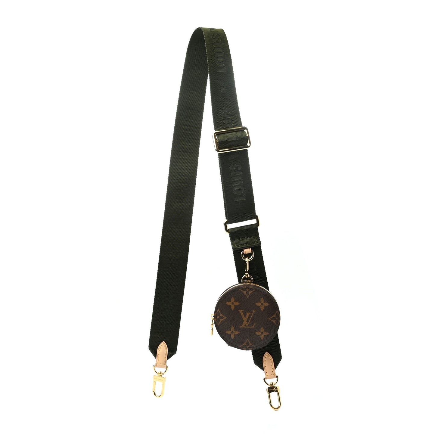 Monogram Multi Pochette Accessories Bandouliere Shoulder Strap Kaki