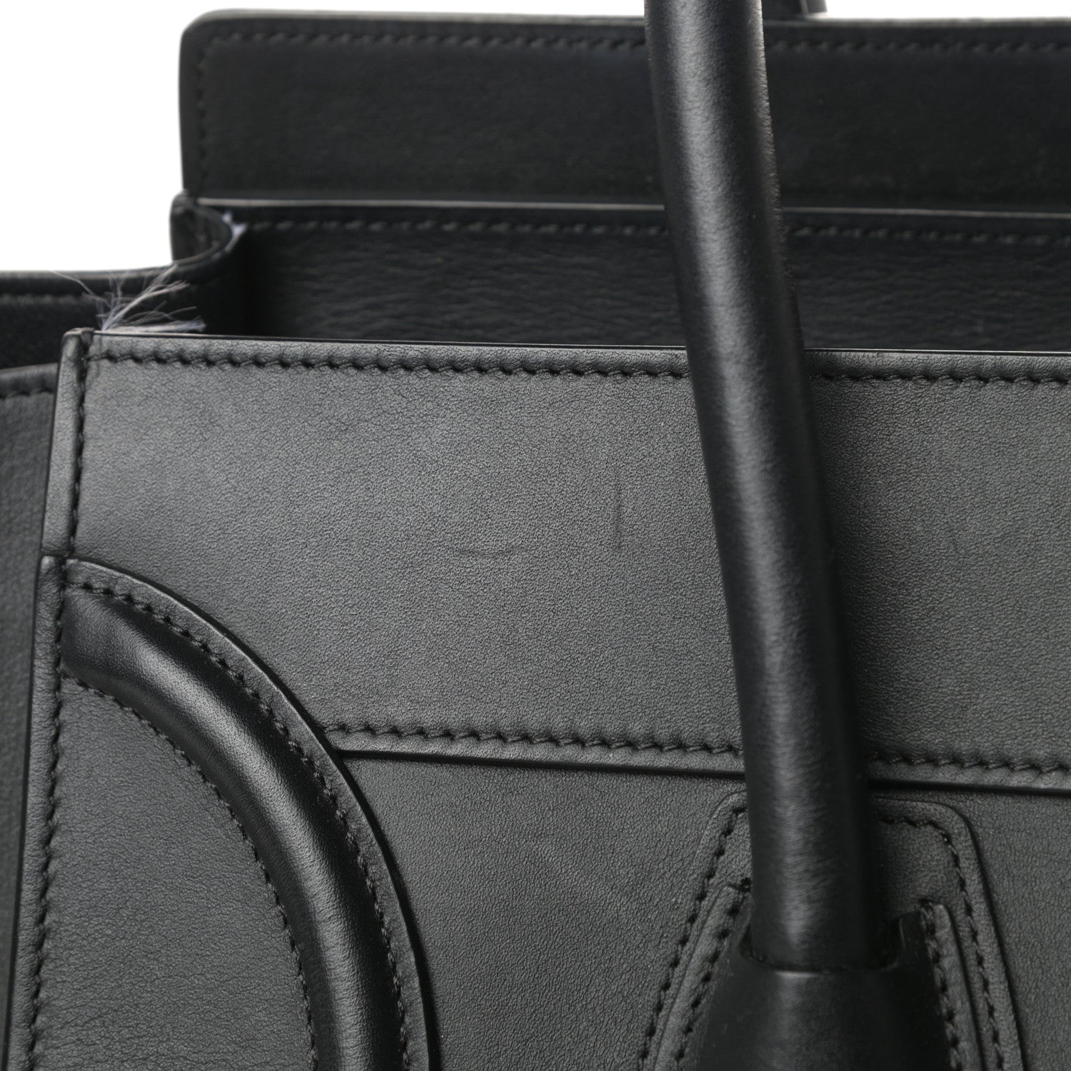 Celine Smooth Calfskin Mini Luggage Black 16 of 19
