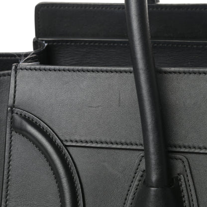 Celine Smooth Calfskin Mini Luggage Black 16 of 19