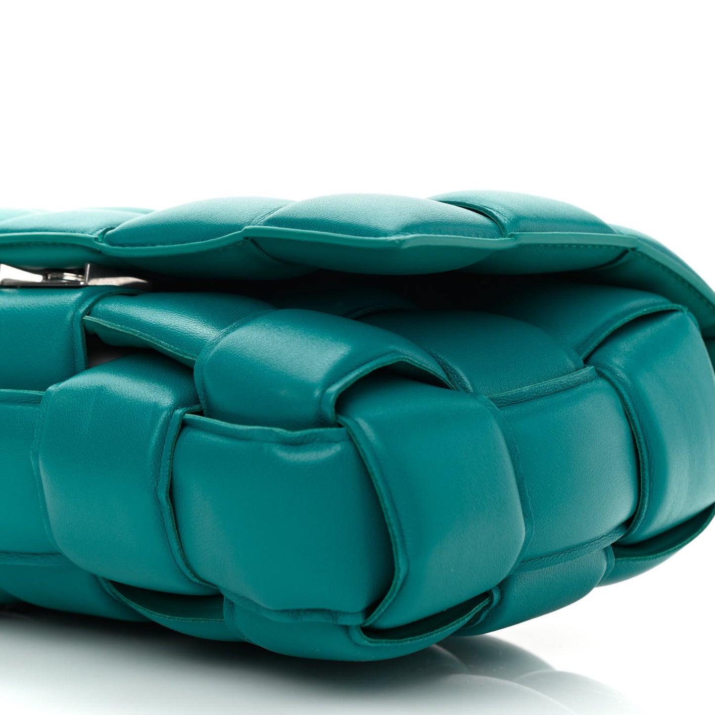 Nappa Maxi Intreccio Padded Cassette Crossbody Bag Blaster