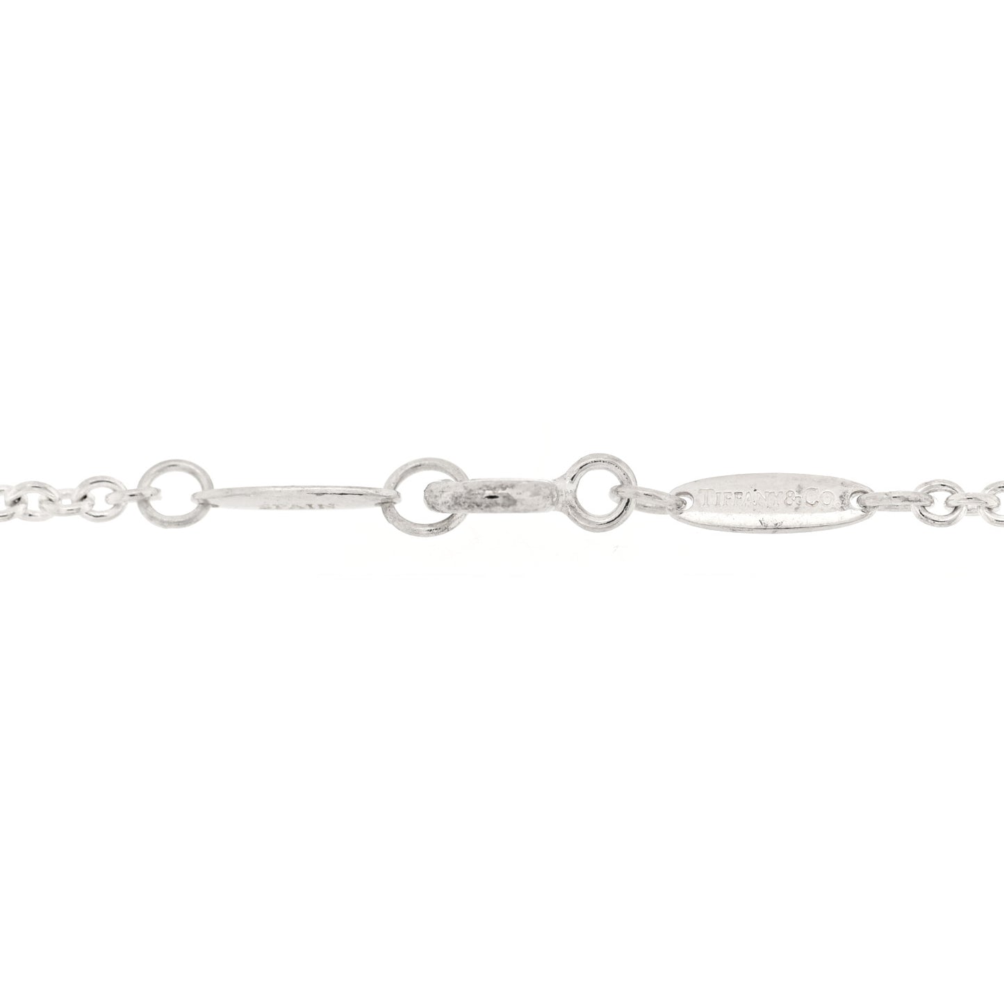 Sterling Silver Elsa Peretti Open Heart Charm Bracelet