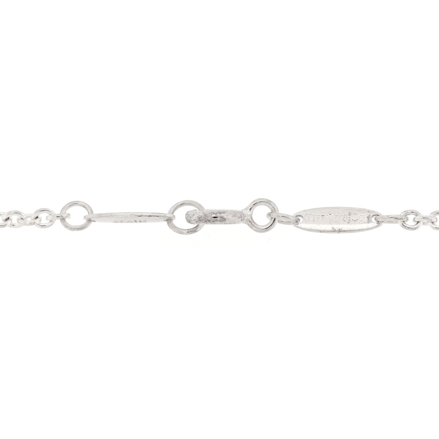 Tiffany Sterling Silver Elsa Peretti Open Heart Charm Bracelet 3 of 3