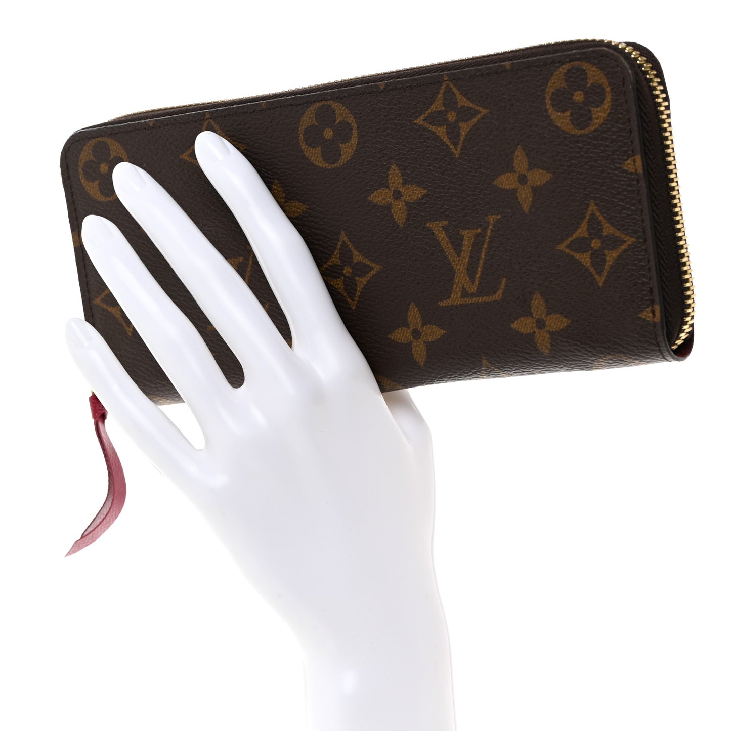 Monogram Clemence Wallet Fuchsia