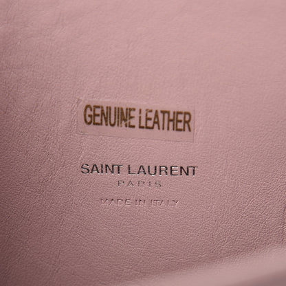 Saint Laurent Calfskin Embossed Python Small Sac De Jour Powder Pink 7 of 9