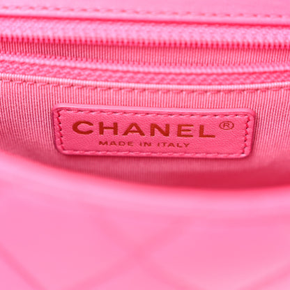 Chanel Lambskin Quilted Mini Mademoiselle Chic Flap Pink 6 of 10