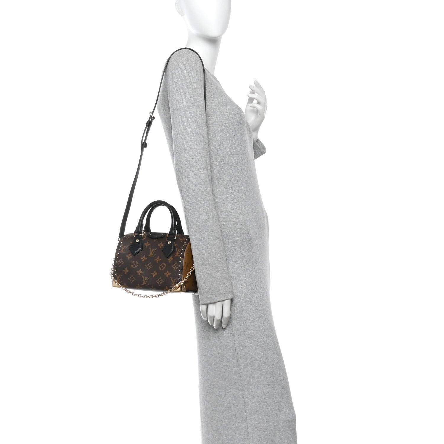 Louis Vuitton Reverse Monogram Speedy Trunk 20 2 of 10