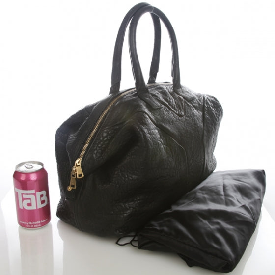 Pebbled Lambskin Easy Sac 57 Black