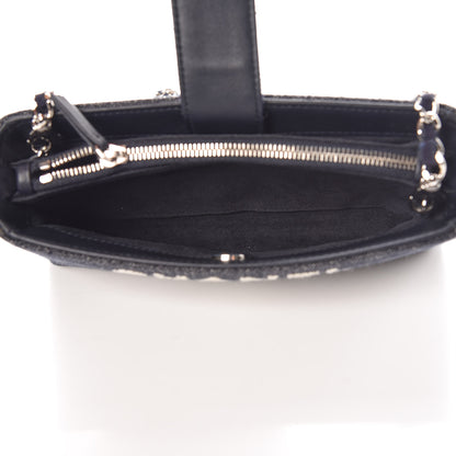 Chanel Canvas Deauville Phone Holder Crossbody Dark Blue 5 of 8